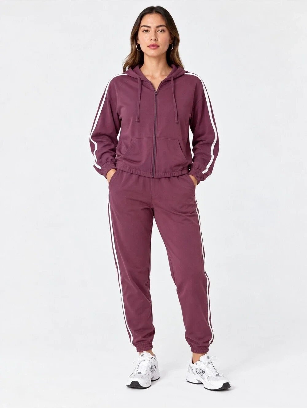 Fit Collective Tulipwood Tracksuit Set Large Hoodie and Jogg